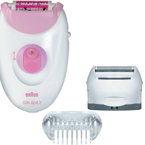 Braun Epilator Silk epil for Legs and Body, Shaver Head, with Trimmer Brands Braun