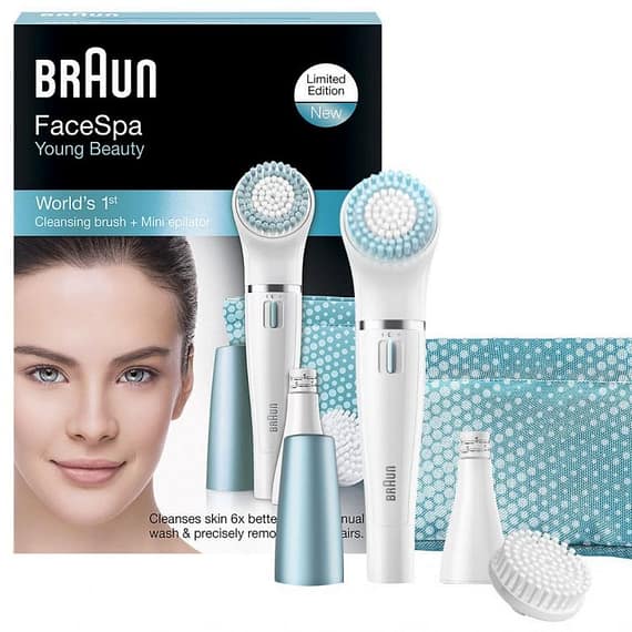 Braun Face Color Facial Cleansing Brush & Facial Epilator Limited Edit Brands Braun