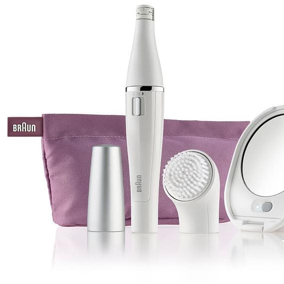 Braun Face SE830 Facial Epilator & Cleanser + Lighted Mirror And Beaut Brands Braun
