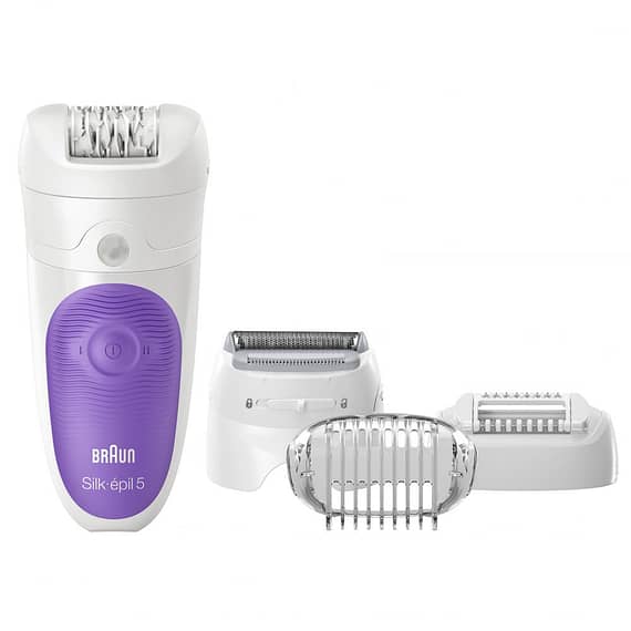 Braun Silk-epil 5 5-541 Wet & Dry Epilator With 4 Extras (SE 5541) Brands Braun