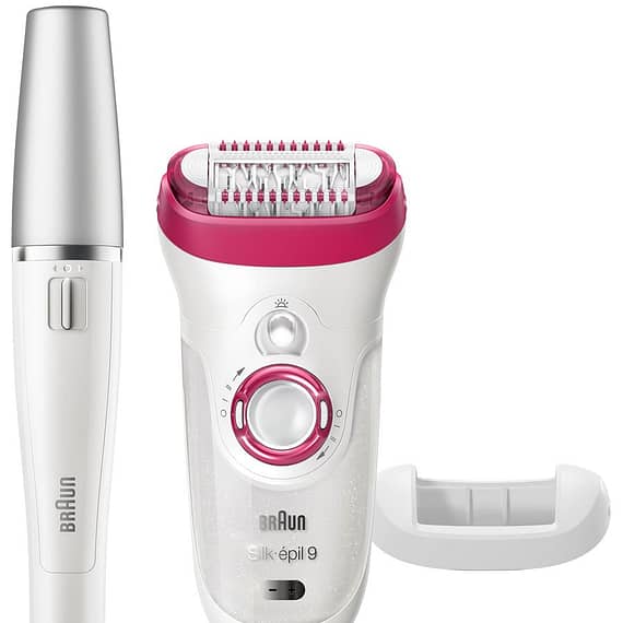 Braun Silk-epil 9 Wet & Dry Epilator With 3 Extras (SE9538) With Free Gift Brands Braun