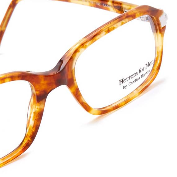 Carolina Herrera Rectangular Eyeglasses Frame for Unisex Havana (CH602 Fashion Carolina Herrera Rectangular Eyeglasses Frame for Unisex Havana (CH602
