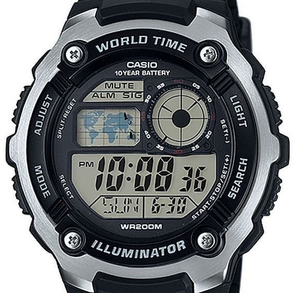 Casio Watch AE-2100W-1DF Fashion Casio