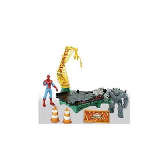 HASBRO: Marvel Spider-Man Rhino Rampage Play Set Figures & Play Sets Hasbro