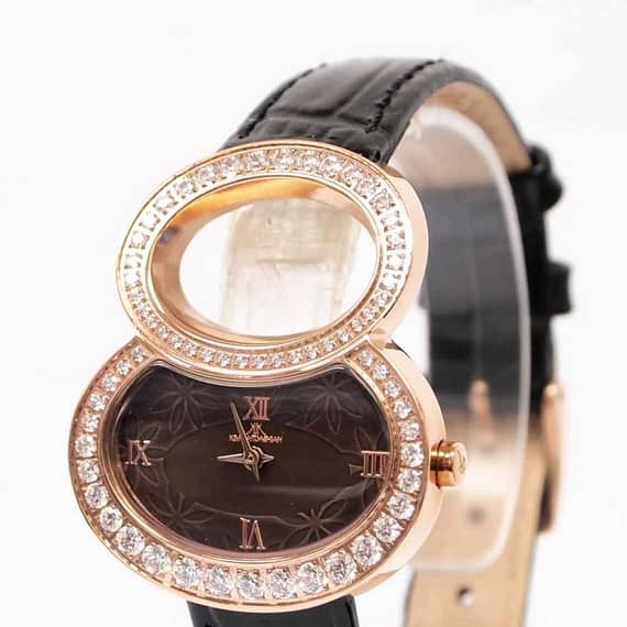Kim Kardashian Leather Analog Dress Watch For Women (BKK120D) Fashion fashion