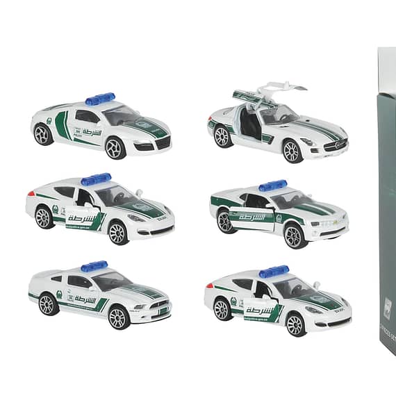 Majorette – Dubai Police Die-Cast 3 Pack Set, 2 Asst (212057261047) Toys Dickie