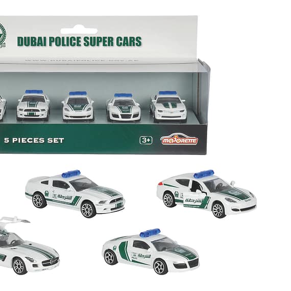Majorette – Dubai Police Die-Cast 5 Pack, 1-Asst (212053160047) Toys Dickie