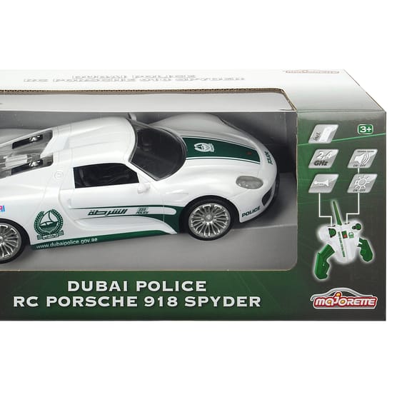 Majorette – Dubai Police Porche Spyder R/C – 211119075047 Cars & Bikes Majorette