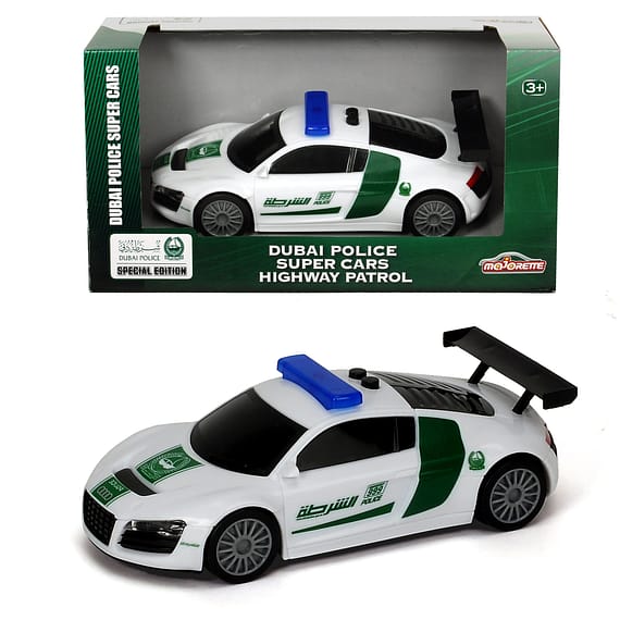 Majorette – Dubaihighway Police 1:24 Audi R8 – (213713001047) Toys Dickie
