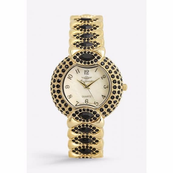 Mon Grandeur Women’s Mother of Pearl Dial Metal Band Jewellery Watch G Fashion fashion