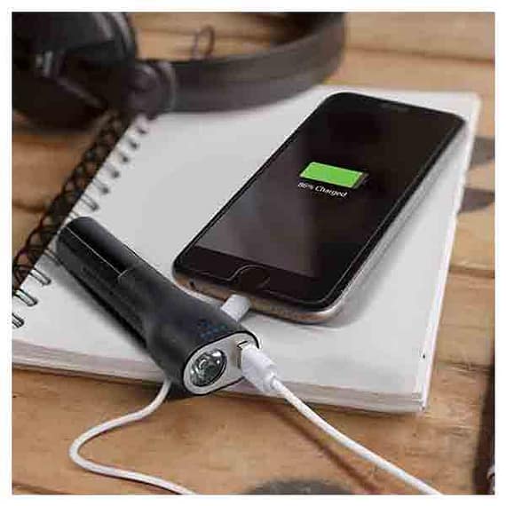 Promate 4 in 1 Car Charger Power Bank LED Torch Flash Light 12V/24V US Car Accessories Car Accessories