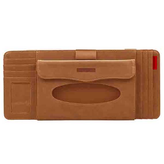 Promate Car Sun Visor Organizer, 4-in-1 Multifunctional Car Sun Visor Car Accessories Car Accessories