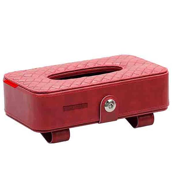 Promate Car Tissue Holder, PU Leather Clip Car Sun Visor Tissue Box Ho Car Accessories Car Accessories