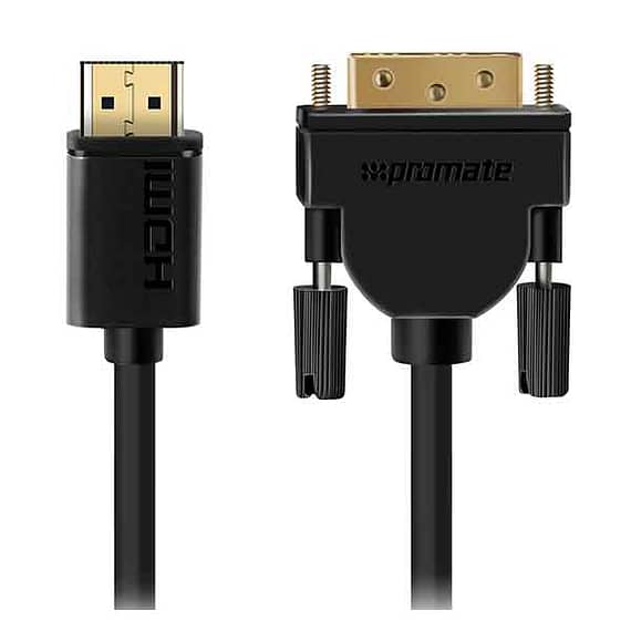 Promate High-Speed HDMI (Type A) to DVI Adapter Cable, 3 Meter – linkM Accessories Accessories