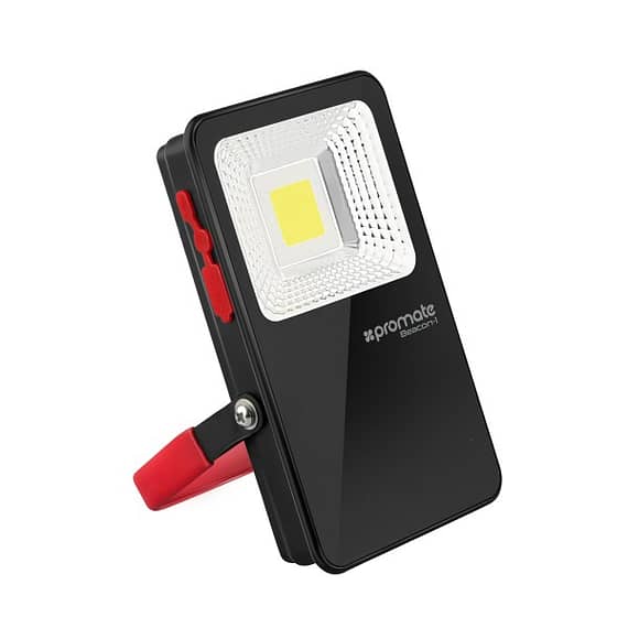 Promate LED Flood Light (BEACON-1.BLACK) Accessories Electronics