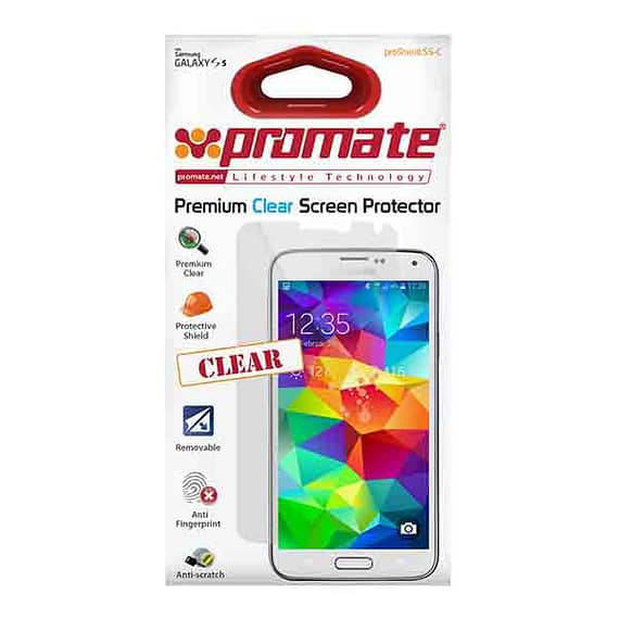 Promate ProShield Premium Clear Screen Protector for Samsung Galaxy S5 Accessories Accessories