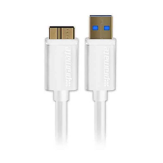 Promate Superspeed USB 3.0 Type A Male to Micro B Male for External Ha Accessories Accessories