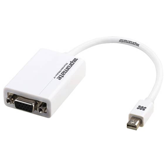 Promate THUNDERMATE-V PROMATE Mini DisplayPort to VGA Display Adapter Accessories Electronics