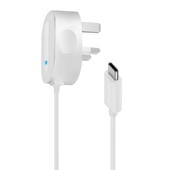 Promate Type C™ Charger (CPLUG-5V3A.WHT-UK) Accessories Mobiles