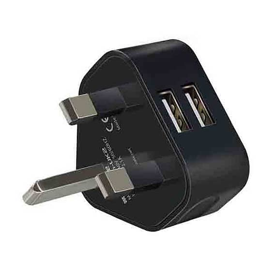Promate Vim-UK2 2100mA Premium Home Charger with Dual USB Ports Car Accessories Car Accessories