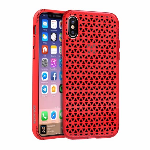 Promate iPhone X Case (Neo-X.Red) Accessories Mobiles
