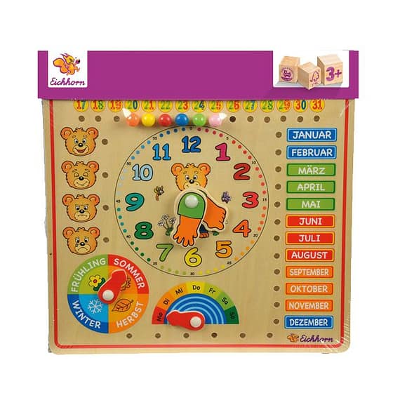 Simba Eichhorn Wooden Pin Puzzle Calendar Watch (100005457) Back to School Simba Eichhorn Wooden Pin Puzzle Calendar Watch (100005457)