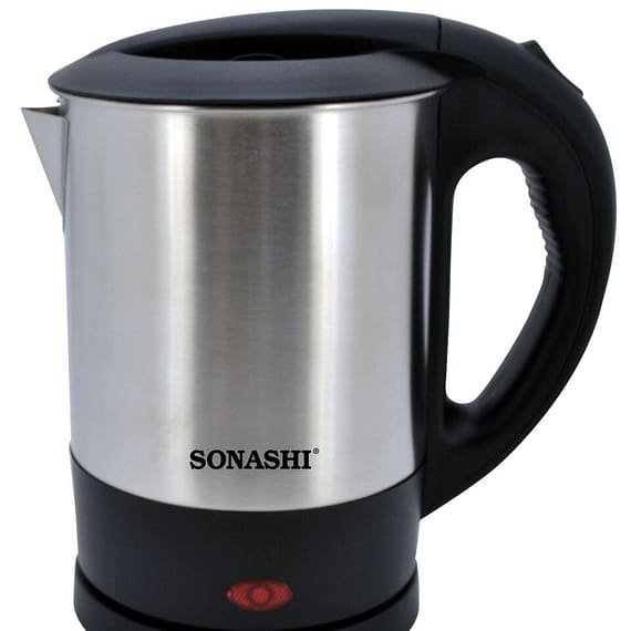 Sonashi 1.0L Stainless Steel Cordless Kettle (SKT-1001) Household Household