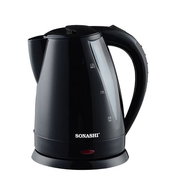 Sonashi 1.5L Cordless Kettle Black (SKT-1501) Household Household