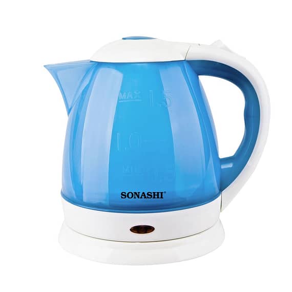 Sonashi 1.5L Plastic Body With Stainless Steel Wall Inside Cordless Ke Household Household