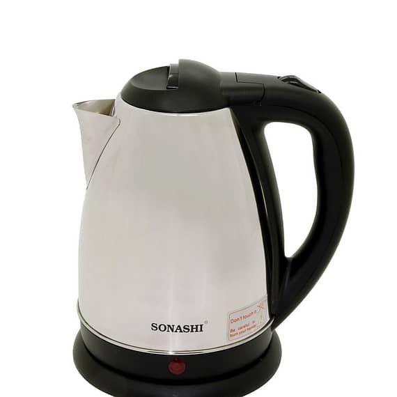 Sonashi 1.8L Stainless Steel Cordless Kettle (SKT-1804) Household Household
