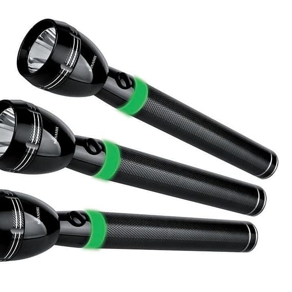 Sonashi Rechargeable Led Torch 3Pcs Combo Pack (SLT-2111) Household Household