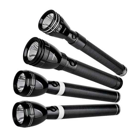 Sonashi Rechargeable Led Torch 4Pcs Combo Pack (SLT-2711) Household Household