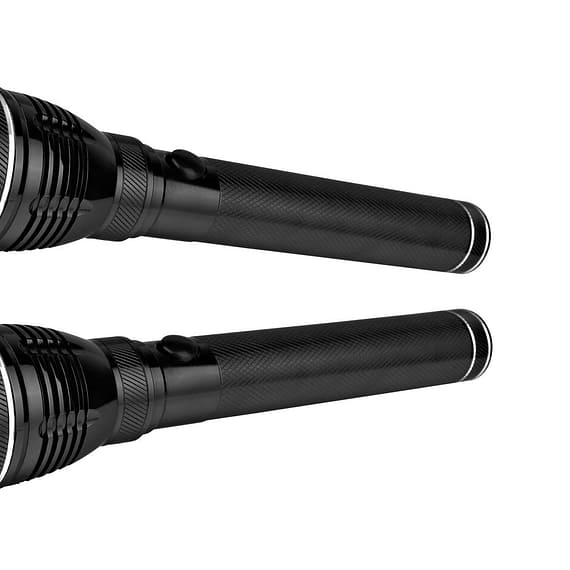 Sonashi Rechargeable Waterproof Led Torch 2Pcs Combo Pack (SLT-1012) Household Household