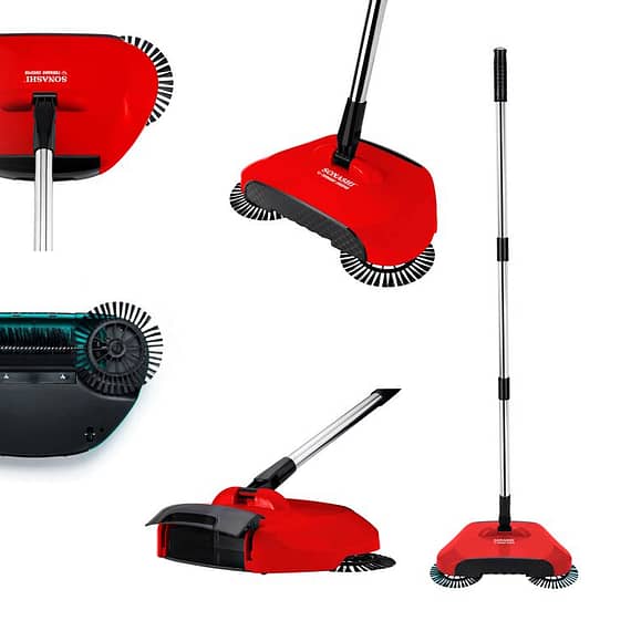Sonashi Tornado Sweeper Turquoise & Red (SMS-6000) Household Household