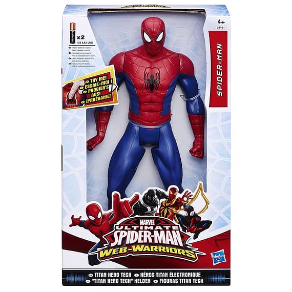 Spider-Man Titan Hero Deluxe Electronic Figure Assorted Kids Action Figures Hasbro