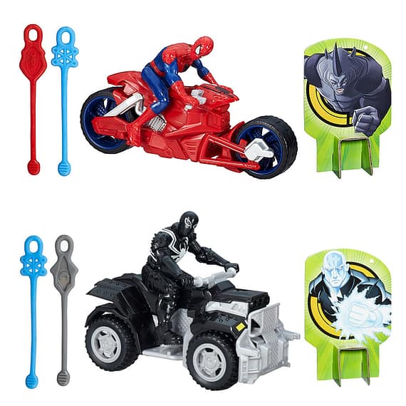 Spider-Man Web Slingers Racers Assorted Battle Action Hasbro