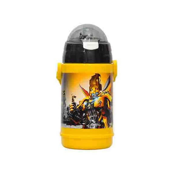 Transformers Bumblebee Double Wall Plastic Water Bottle Pwb (TRBU07171 Back to School Toys