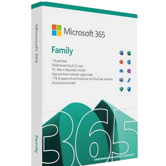 Microsoft 365 Family (Office 365 Family) – Product Key – Microsoft 365 IT 5060987821352