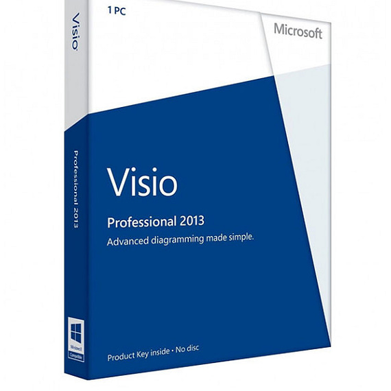 Visio 2013 Professional – Product Key – Microsoft Visio IT 5060987821284