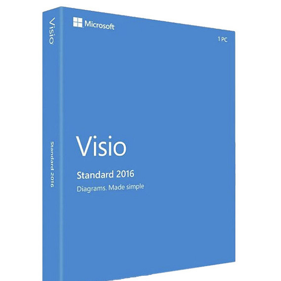 Visio 2016 Standard – Product Key – Microsoft Visio IT 5060987821307