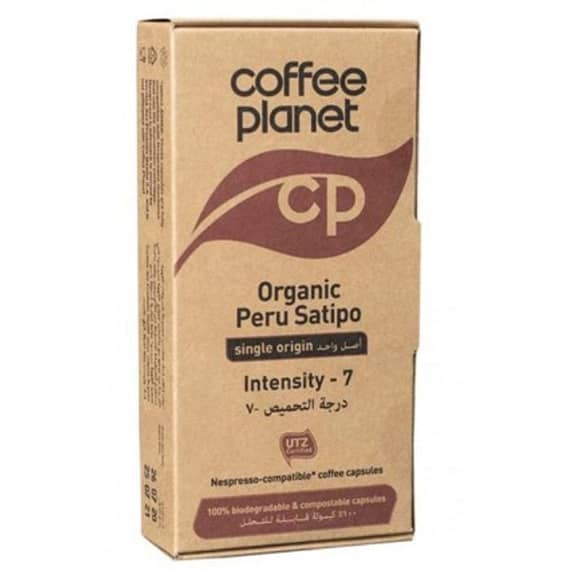 Coffee Planet, Organic, Peru Satipo, Coffee Capsules, 10pcs Beverages Coffee Planet, Organic, Peru Satipo, Coffee Capsules, 10pcs