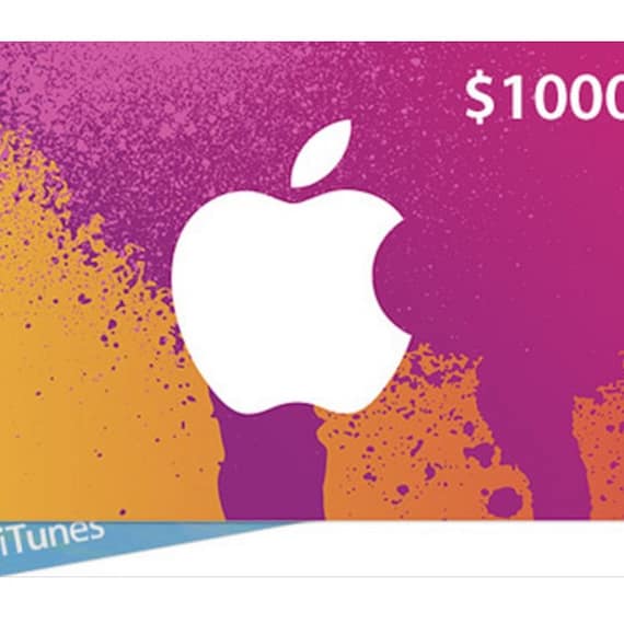 $1000 USA Apple iTunes Gift Card (Instant E-mail Delivery) Gift Cards "BAE" Charm Bracelet