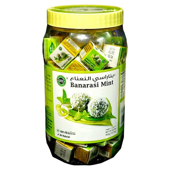 101 Banarasi Mint 60Pcs Jar Candy & Chocolate "BAE" Charm Bracelet
