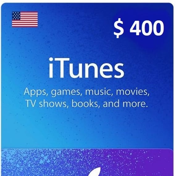 $400 USA Apple iTunes Gift Card (Instant E-mail Delivery) Gift Cards "BAE" Charm Bracelet
