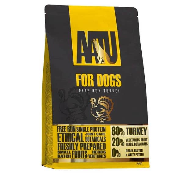 Aatu Free Run Turkey Dry Dog Food 5Kg Dog Food "BAE" Charm Bracelet