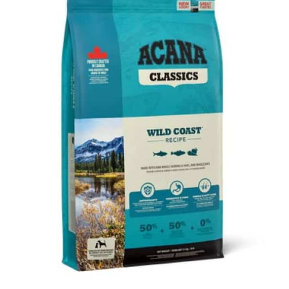 Acana Classics Wild Coast Formula Adult Dog Nutrient-Rich Dry Food 9.7Kg Dog Food "BAE" Charm Bracelet