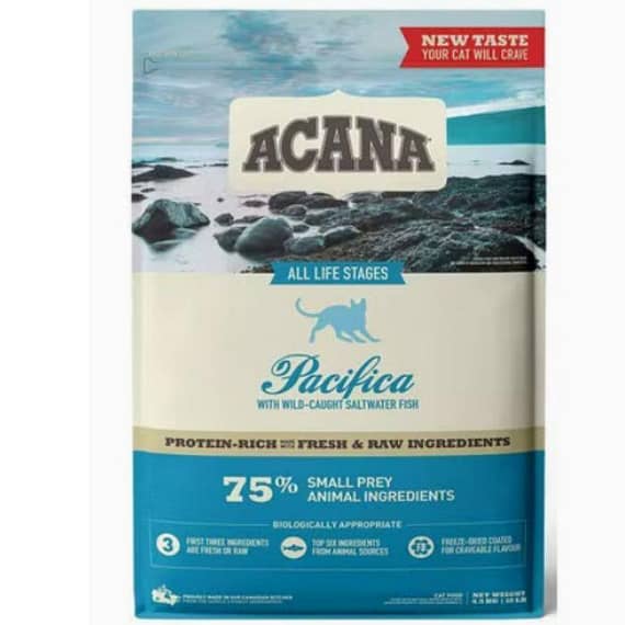 Acana Pacifica All Breeds Cat Dry Food 4.5Kg Cat Food "BAE" Charm Bracelet