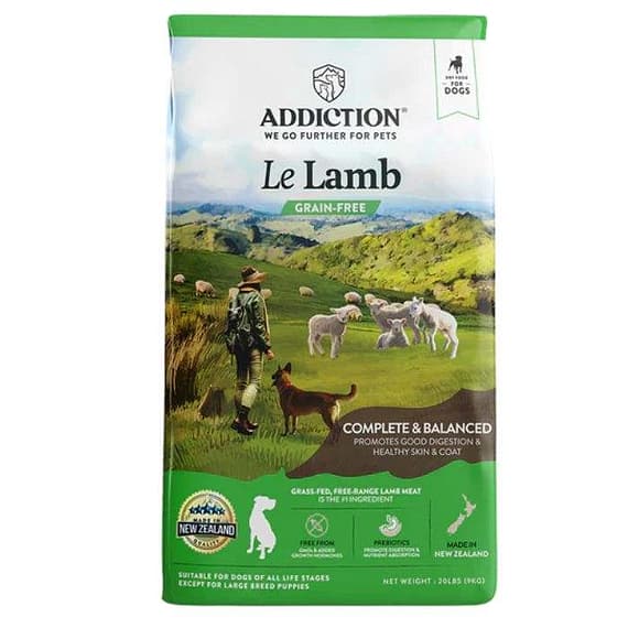 Addiction Le Lamb Dry Dog Food – 20LBS Dog Food "BAE" Charm Bracelet