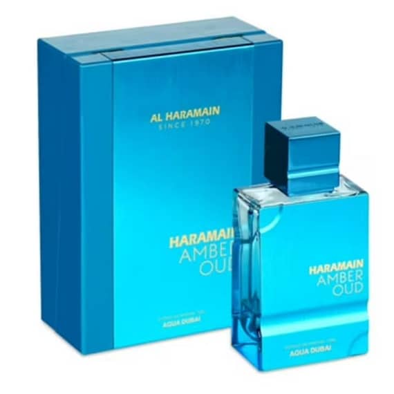 Al Haramain Amber Oud Aqua Dubai (U) Extrait de Parfum 100ml Perfumes "BAE" Charm Bracelet