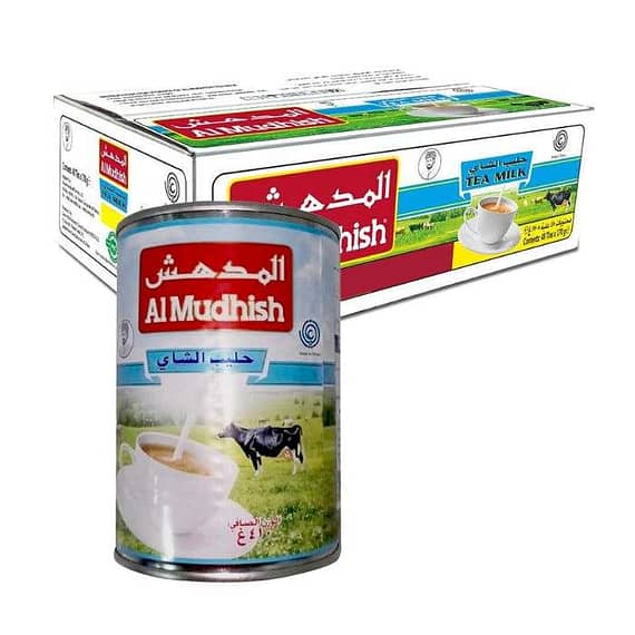 Al Mudhish Evaported Milk Liq 410 Gm Pack of 48 Dairy "BAE" Charm Bracelet